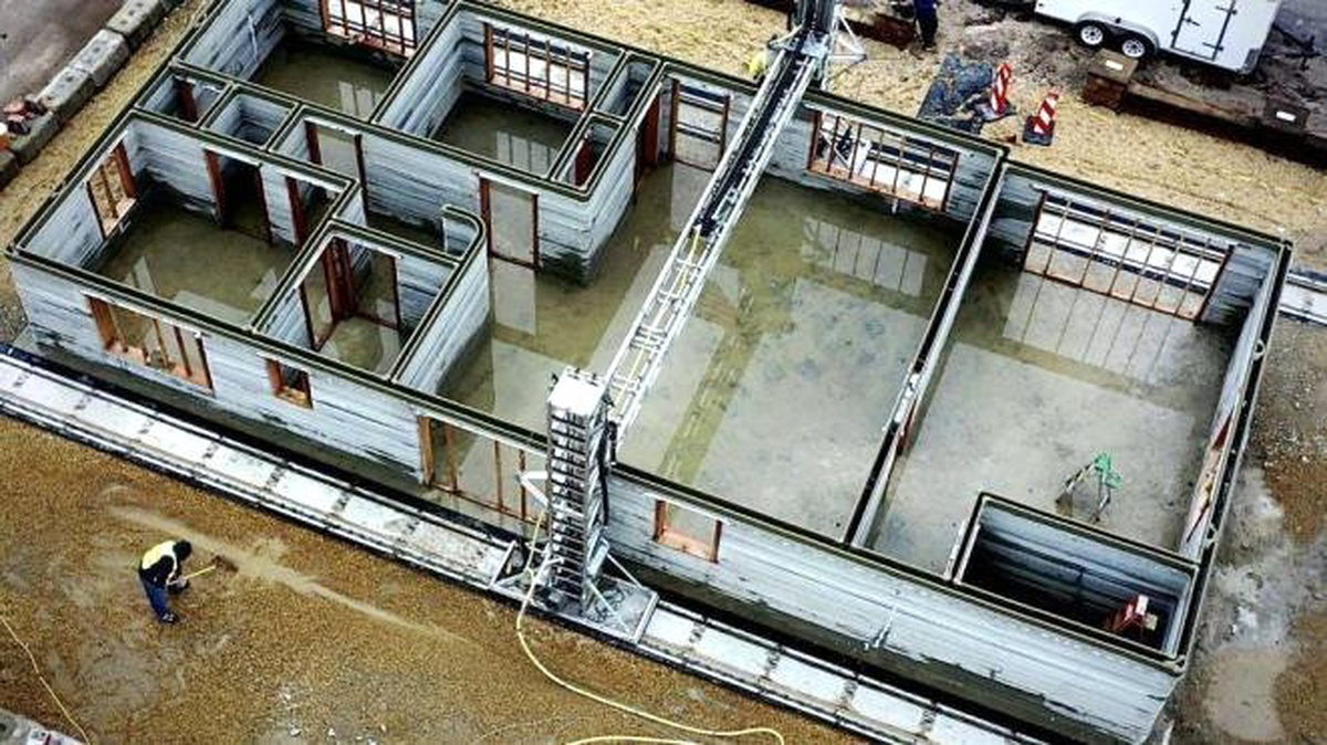 3 Boyutlu Yazıcıyla 35 Bin Liraya 175 Metrekarelik Ev Yaptılar