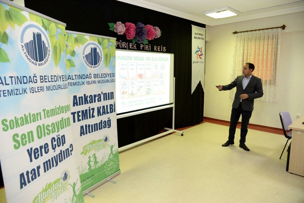 Altındağ\'da geri dönüşüm dersleri