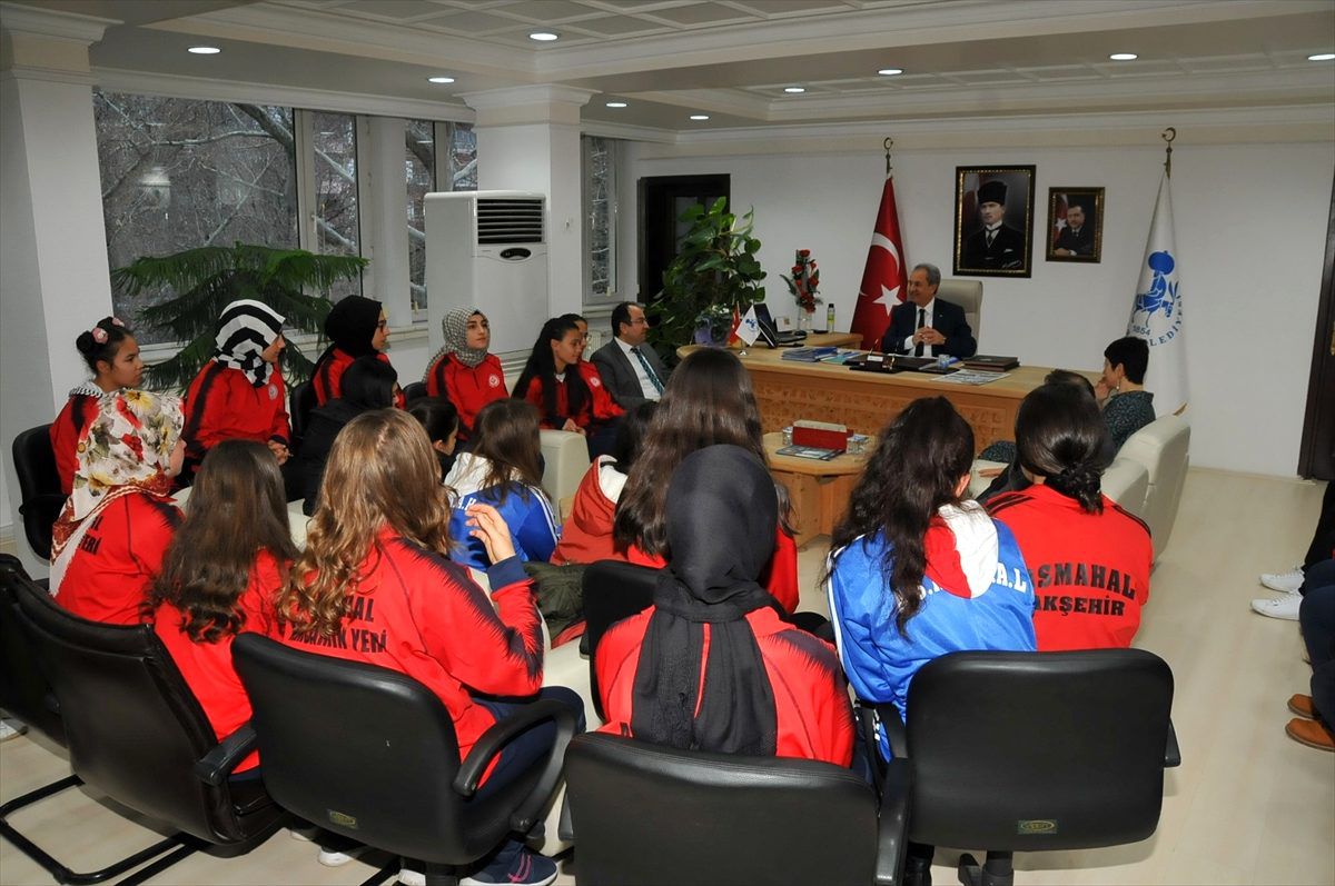 Başkan Akkaya\'ya ziyaretler