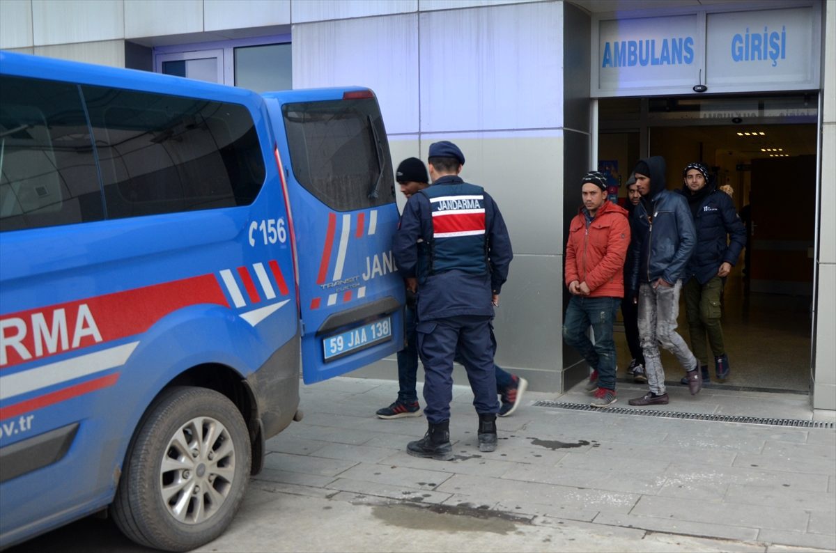 "Burası Yunanistan" denilerek Tekirdağ\'a bırakılan 11 düzensiz göçmen yakalandı