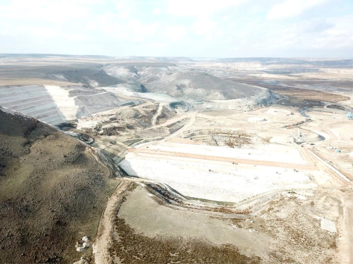 Eskişehir Gökpınar Barajı\'nda çalışmalar aralıksız devam ediyor