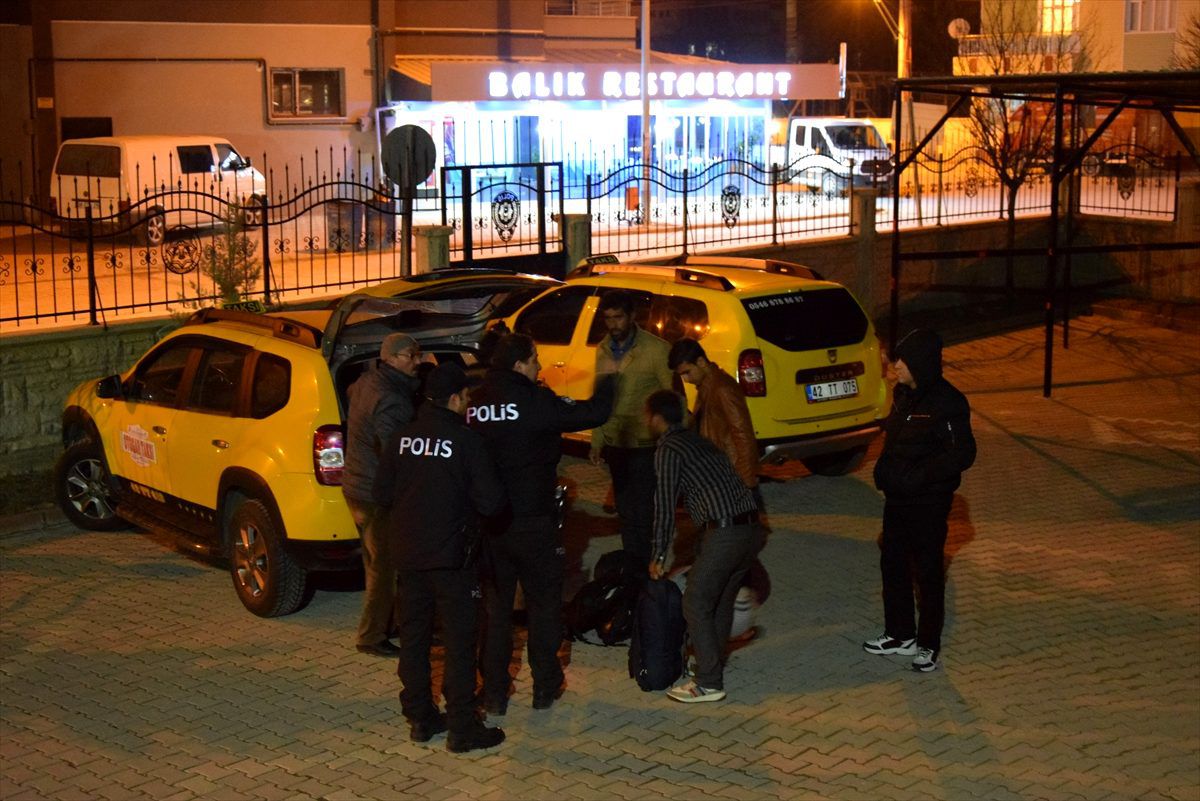 Konya\'da 19 düzensiz göçmen yakalandı