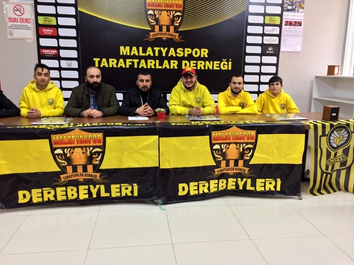 Malatyaspor Taraftarlar Derneği\'nden \'takımımızın yanındayız\' mesajı
