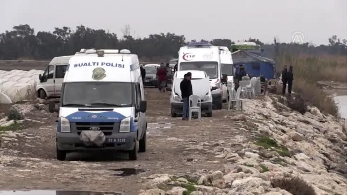 MersDenizde kaybolan bekçiyi arama çalışmaları sürüyor (2)