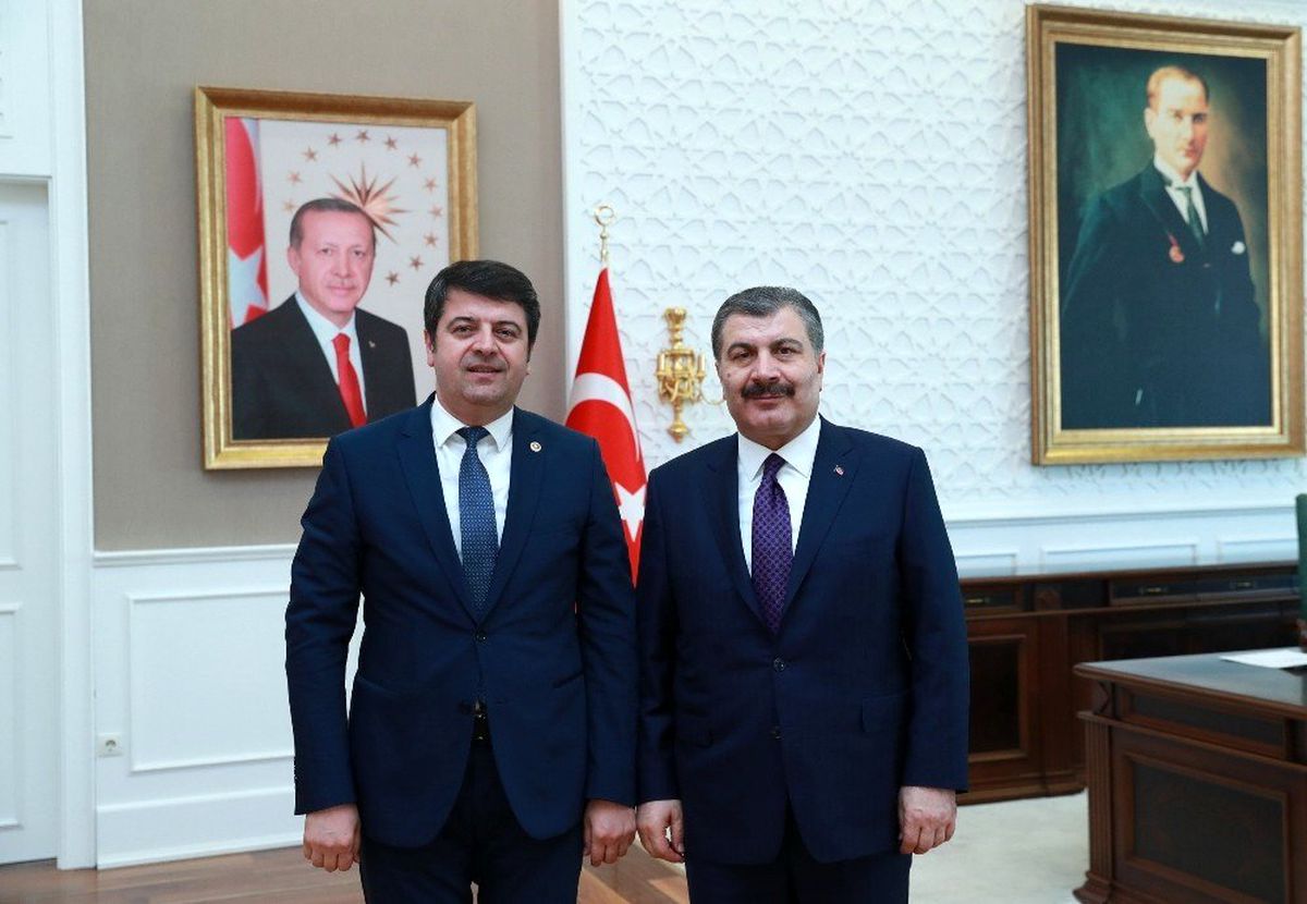 Milletvekili Tutdere, Sağlık Bakanı Koca ile bir araya geldi