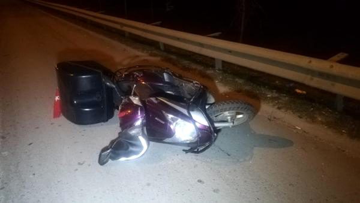Motosikleti ile kaza yapan genç, metrelerce sürüklenerek hayatını kaybetti