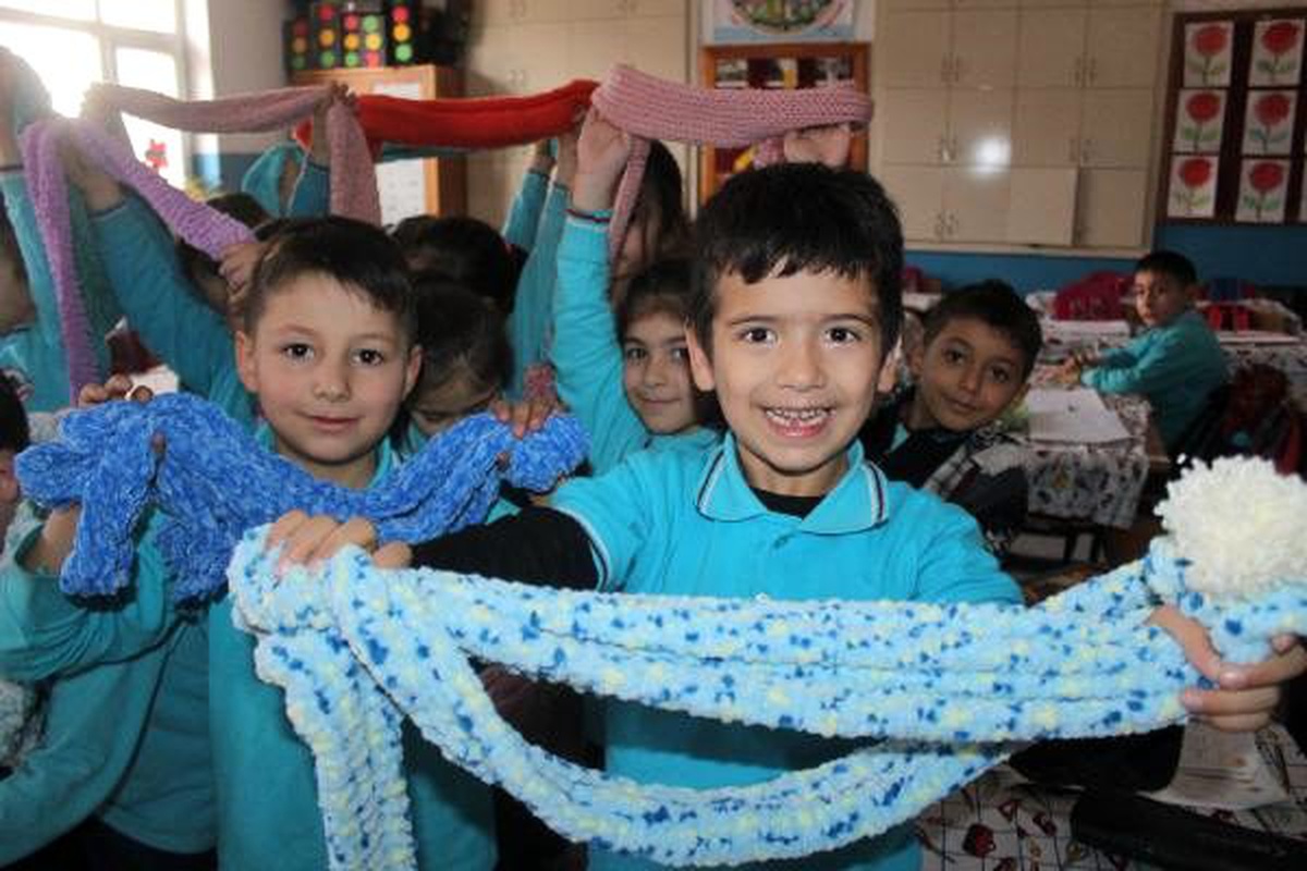 Ordulu miniklerden Erzurum\'daki yaşıtlarına ısıtan hediye