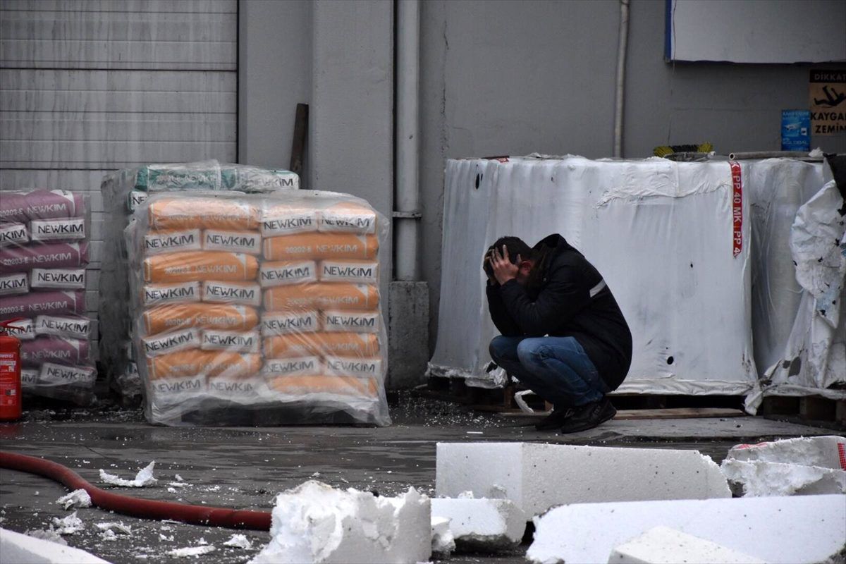 Samsun\'da plastik fabrikasında yangın