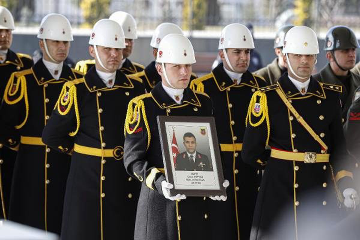 Şehit Toptaş, Ankara\'da son yolculuğuna uğurlandı