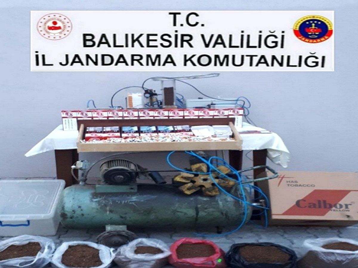 Sındırgı\'da kaçak tütün operasyonu