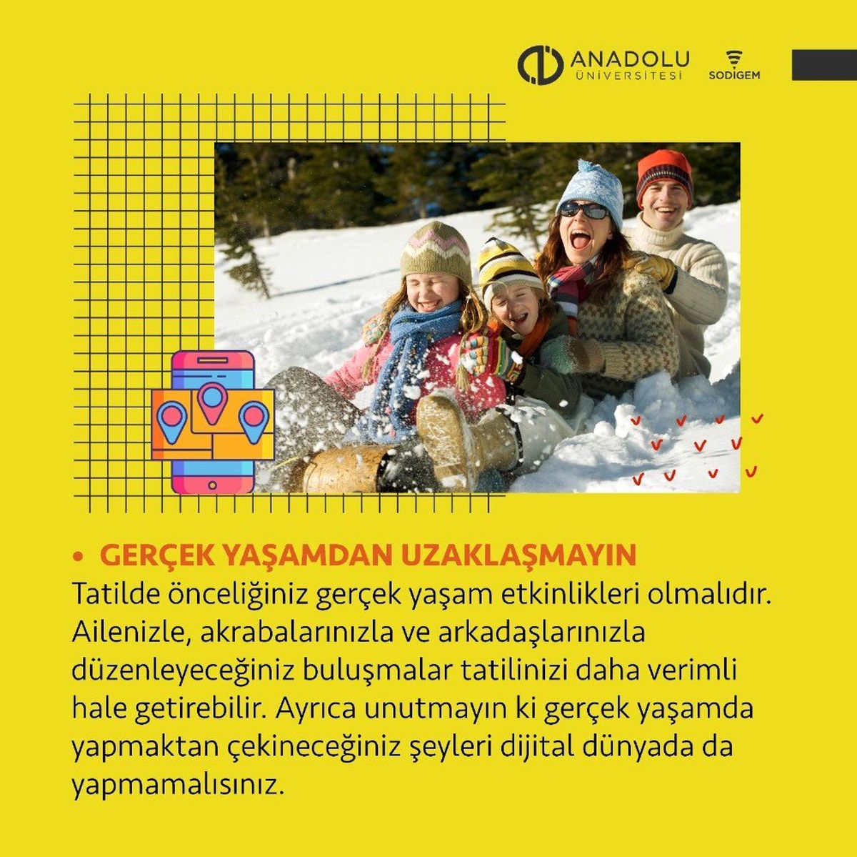 SODİGEM\'den yarıyıl tatil uyarıları