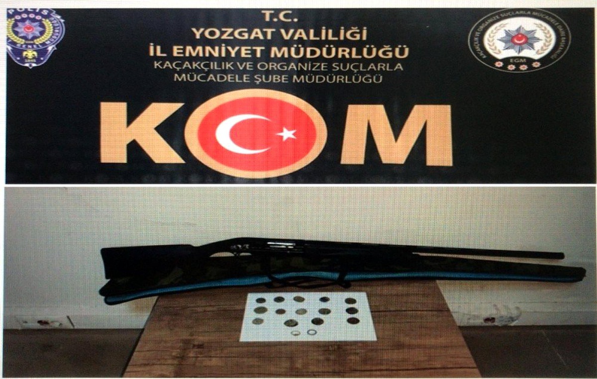 Yozgat\'ta 16 parça tarihi eser ele geçirildi