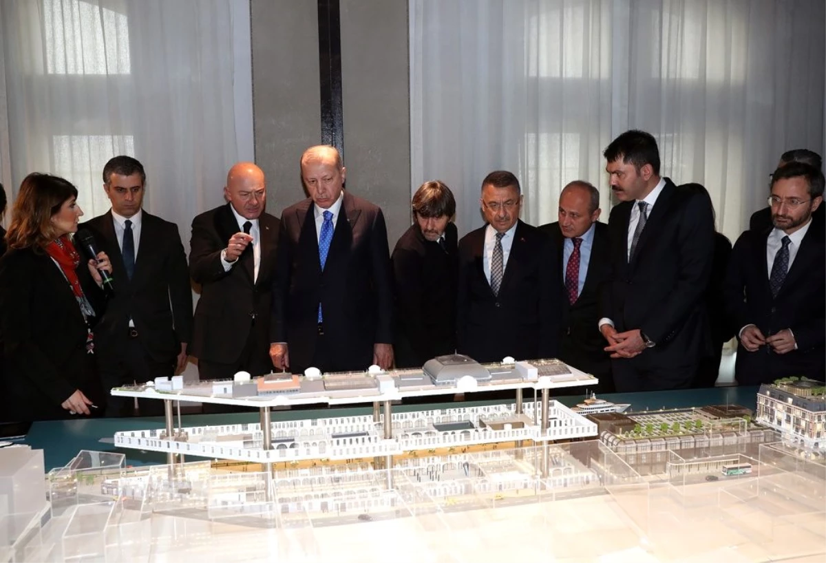Cumhurbaşkanı Erdoğan, Galataport\'u inceledi
