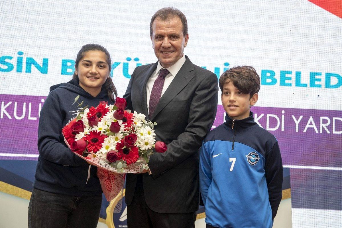 Mersin\'de 85 spor kulübüne yardım