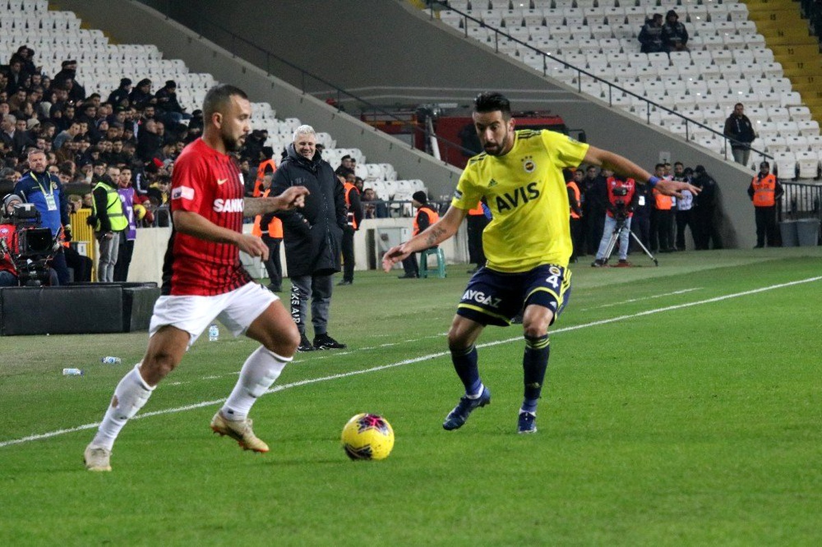 Süper Lig: Gaziantep FK: 0 - Fenerbahçe: 0 (İlk yarı)