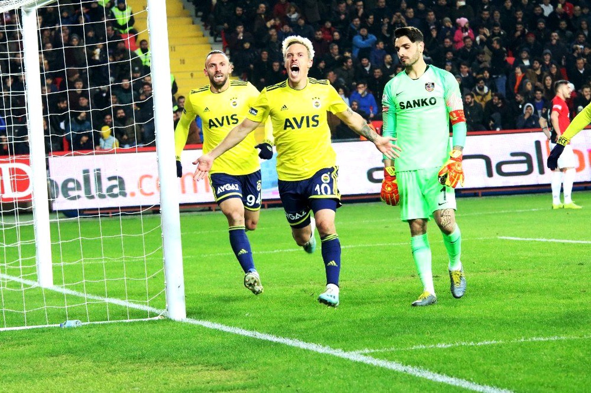 Süper Lig: Gaziantep FK: 0 - Fenerbahçe: 2 (Maç sonucu)