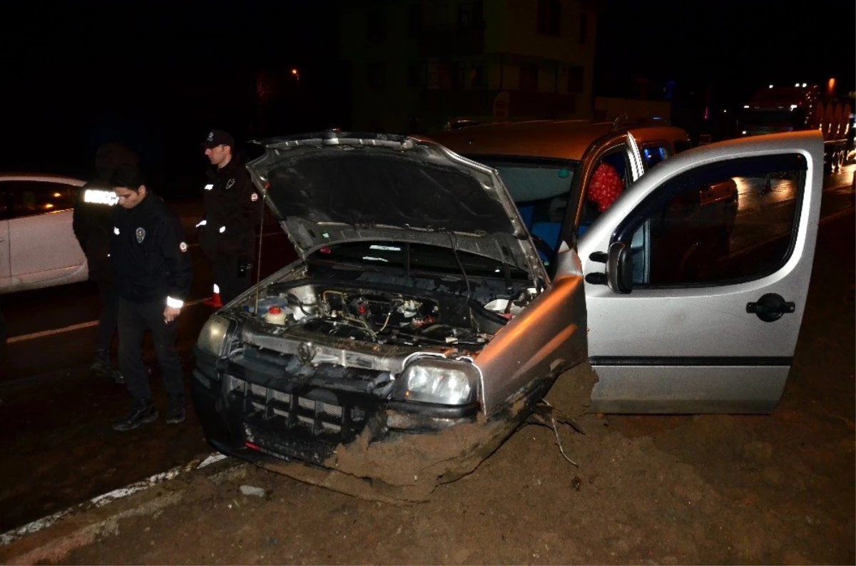 Terme\'de trafik kazası: 5 yaralı