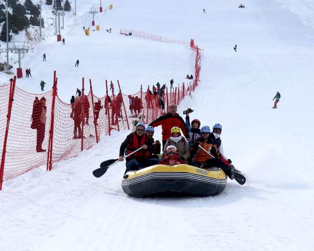 Erzincan\'da karda rafting