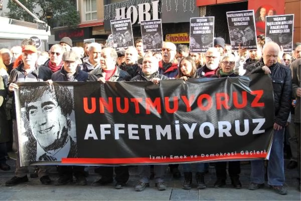 Gazeteci Hrant Dink, İzmir\'de anıldı