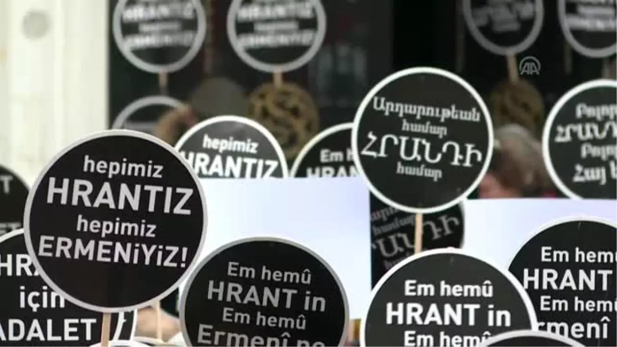 Hrant Dink, Agos gazetesi önünde anıldı