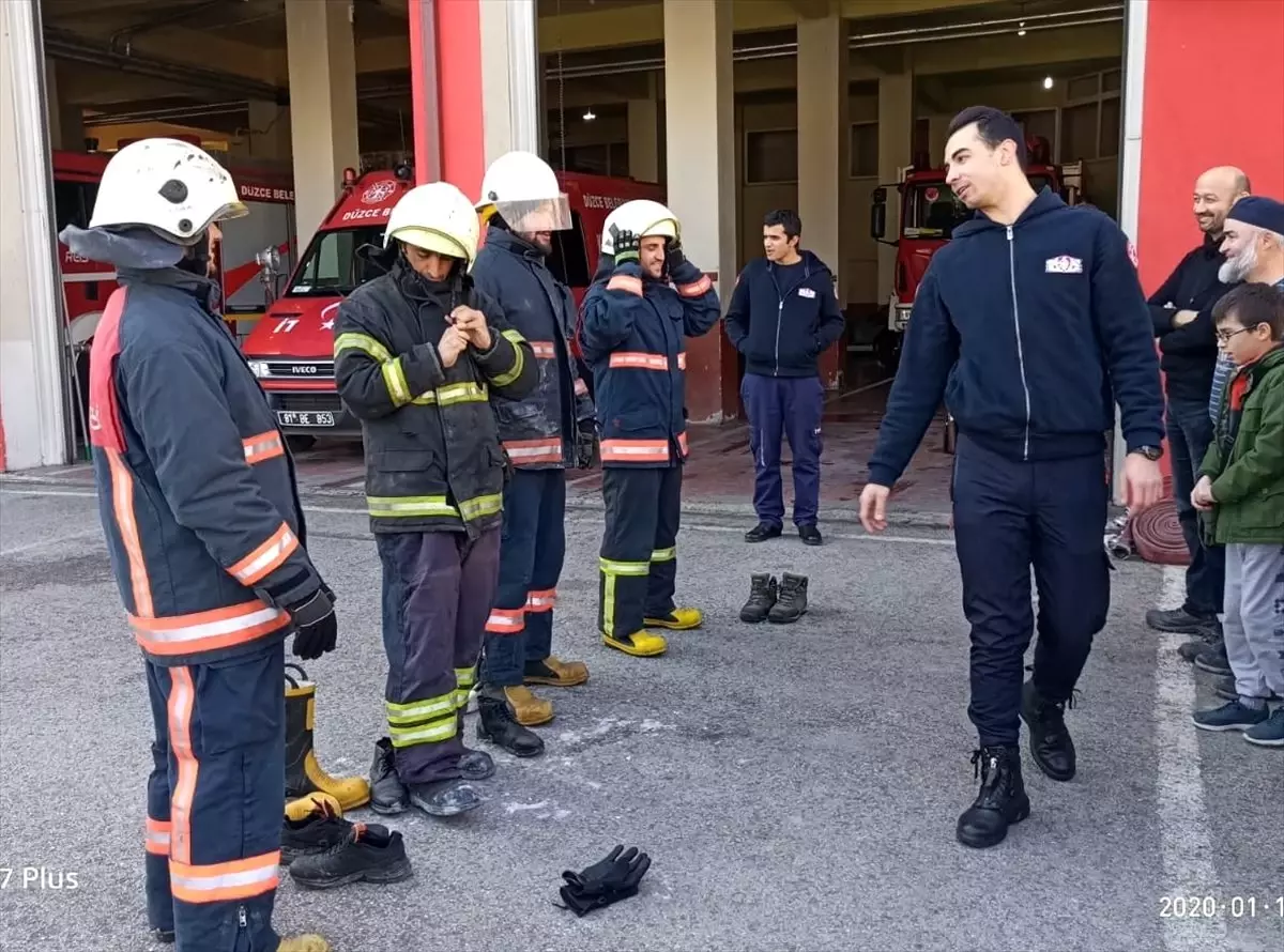 AFGD Düzce Şubesi gönüllüleri yangın eğitimi aldı