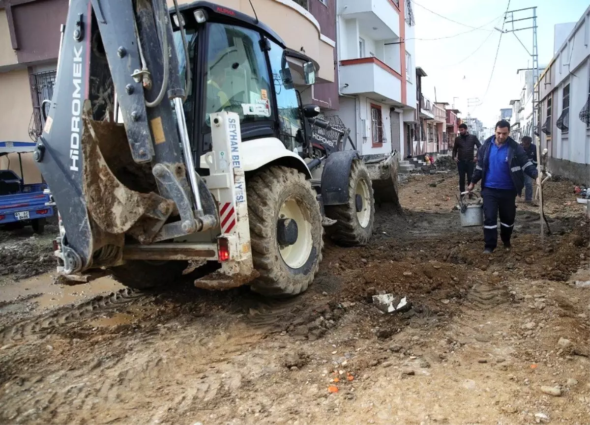 Altyapı tamamlanıyor stabilize yol yapılıyor