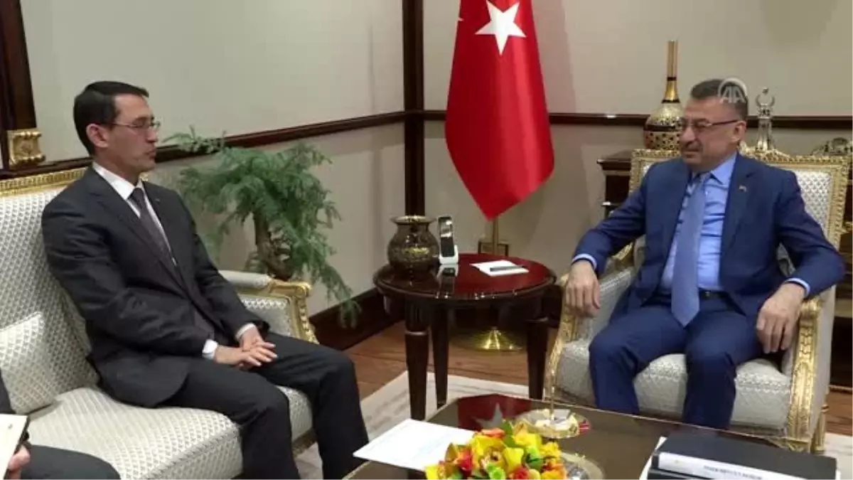 Fuat Oktay, Türkmenistan Büyükelçisi Amanlıyev\'i kabul etti