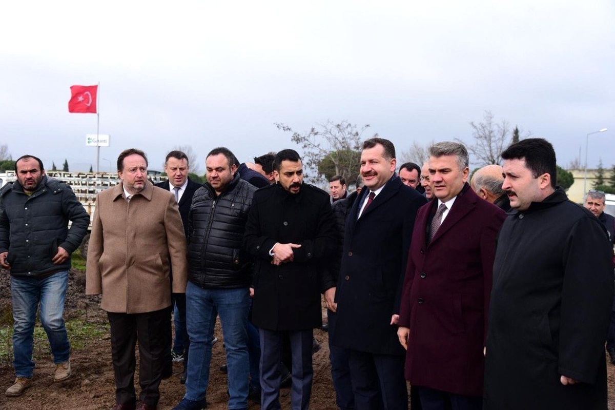 Küçük Sanayide spor tesisi temel atma töreni yapıldı
