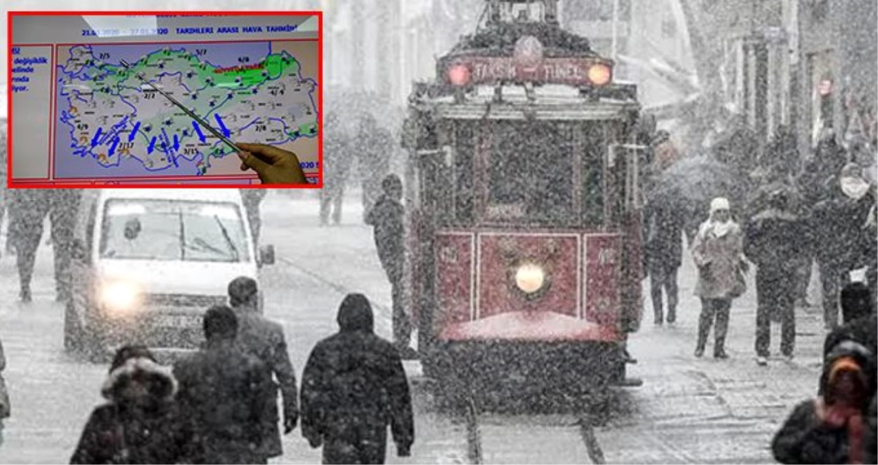 Meteoroloji\'den İstanbul\'a kar ve buzlanma uyarısı: Salı gününe dikkat