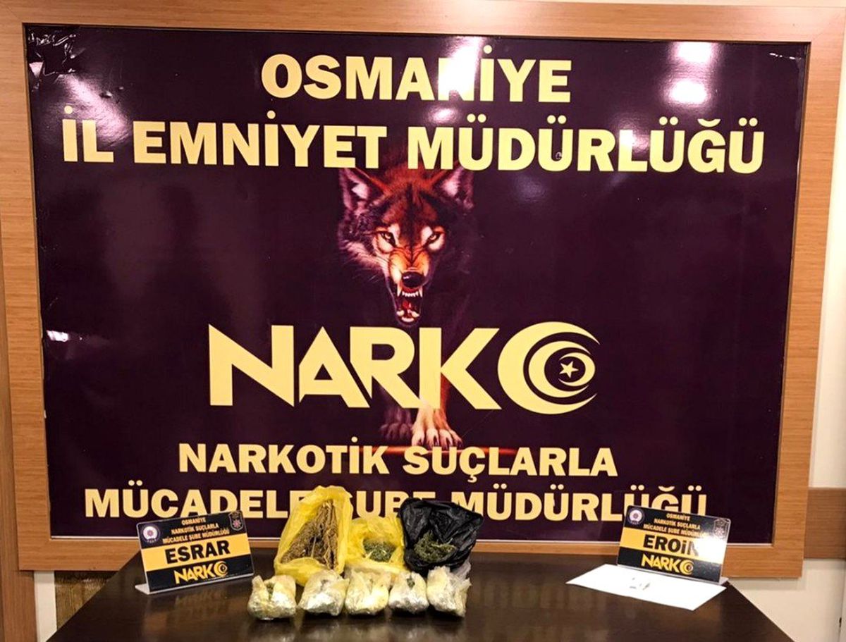 Osmaniye\'de uyuşturucu operasyonu