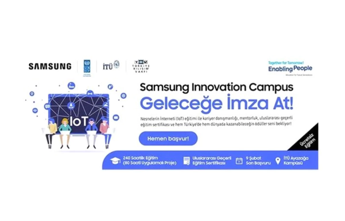 Samsung İnovasyon Kampüsü ilk eğitimine başlıyor