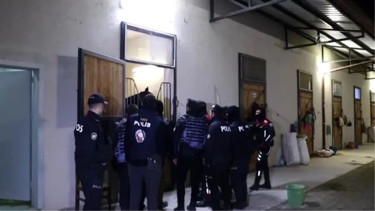 Yeşiloba Hipodromu\'nda narkotik uygulaması yapıldı