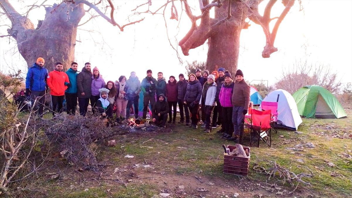 Aydın\'da trekking ve kamp etkinliği yapıldı