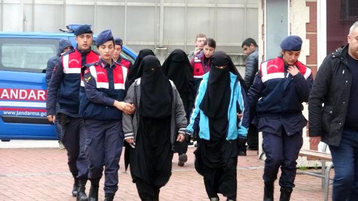 DEAŞ şüphelisi 4 kadın, jandarma operasyonuyla yakalandı