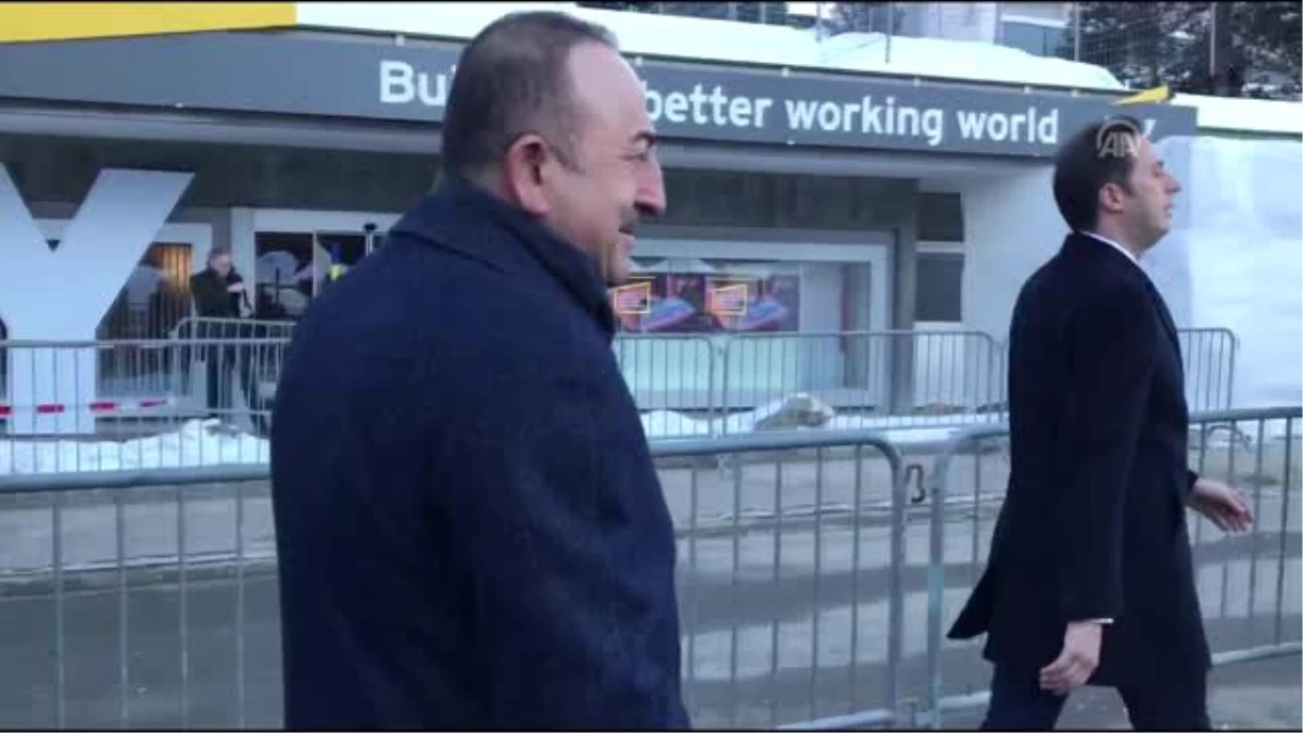Dışişleri Bakanı Çavuşoğlu, Davos\'ta