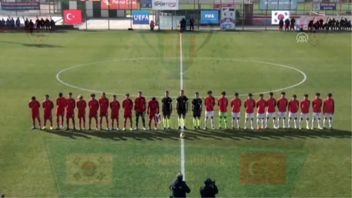 Futbolda Ege Kupası\'nı final maçında Güney Kore\'yi 2-1 yenen Türkiye kazandı