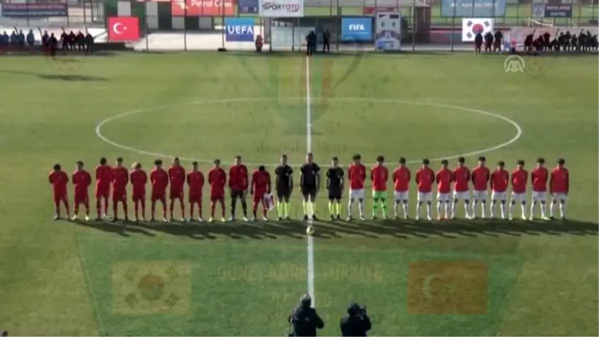 Futbolda Ege Kupası\'nı final maçında Güney Kore\'yi 2-1 yenen Türkiye kazandı