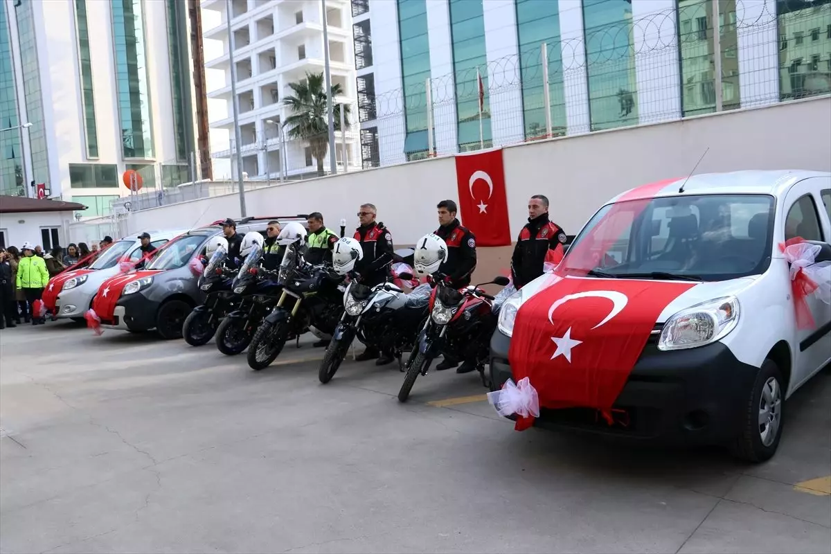 Hatay\'da emniyete araç ve motosiklet desteği