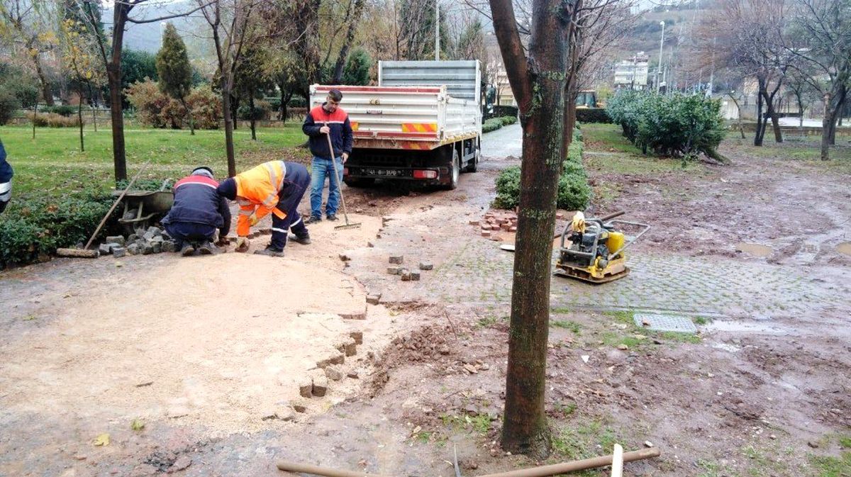 Kirazlıyalı sahilinde hummalı çalışma