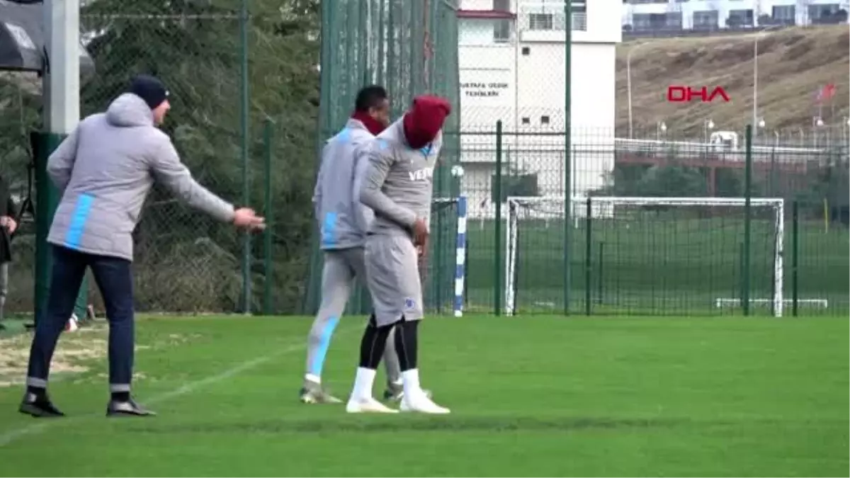 Spor trabzonspor, yukatel denizlispor maçı hazırlıklarını sürdürdü