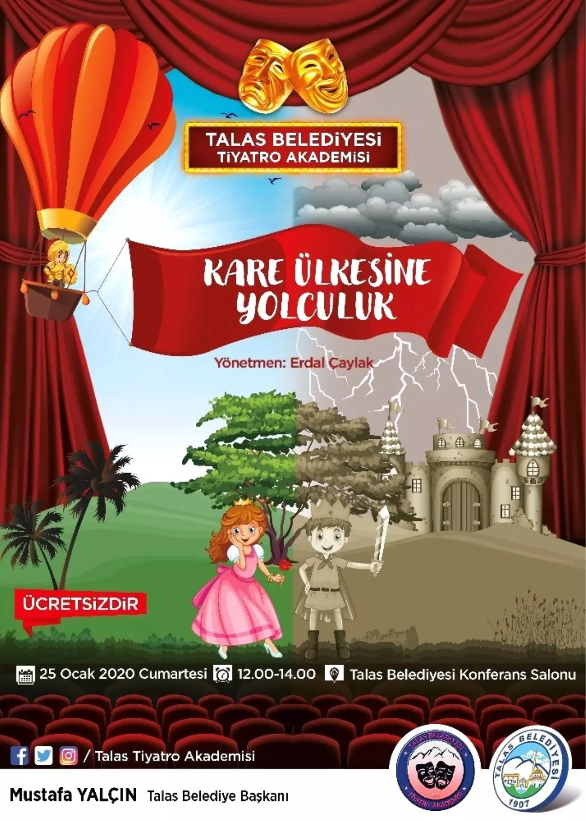 Talas\'ta \'Kare Ülkesine Yolculuk\' başlıyor