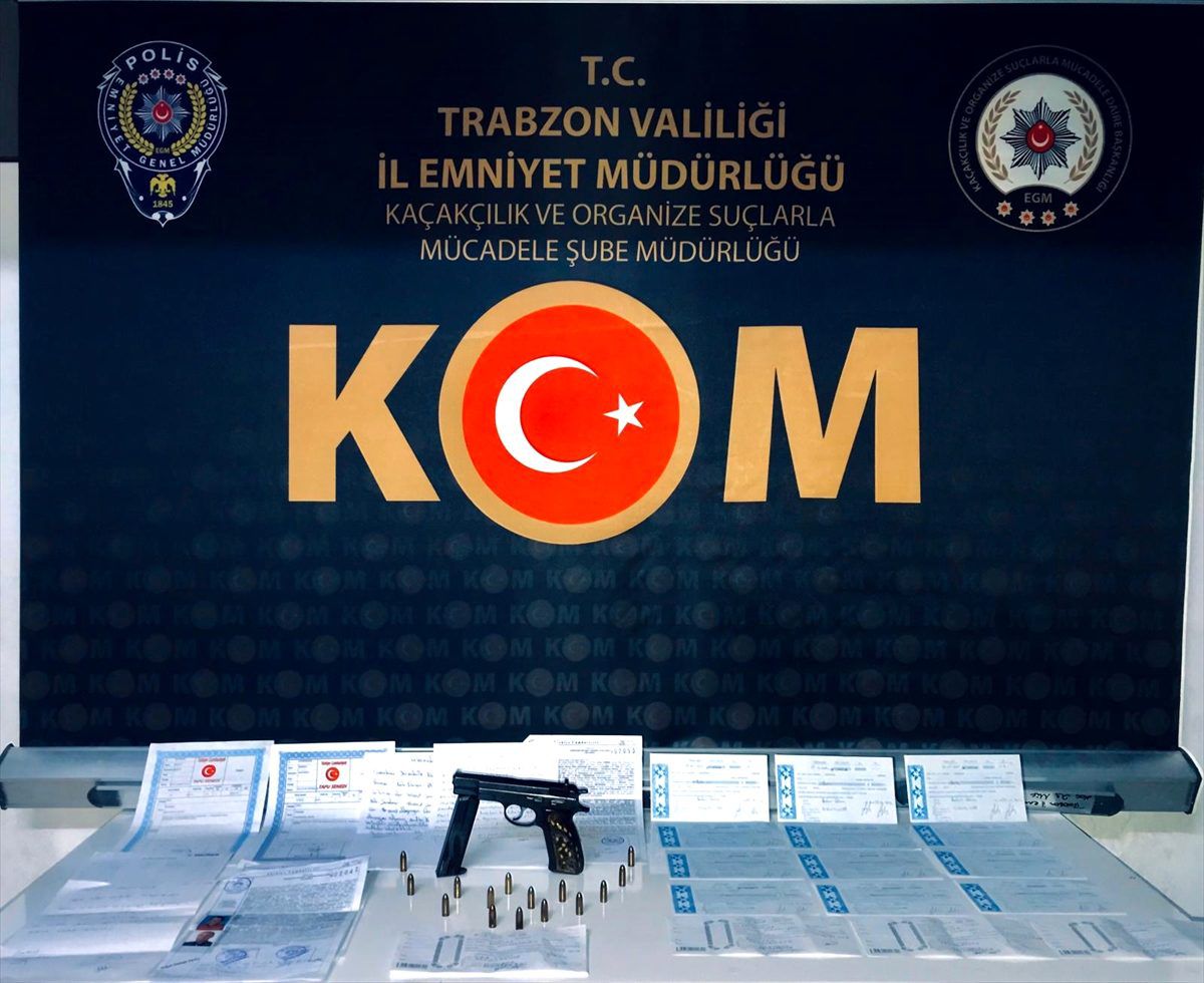 Trabzon\'da "tefecilik" operasyonunda 1 kişi yakalandı