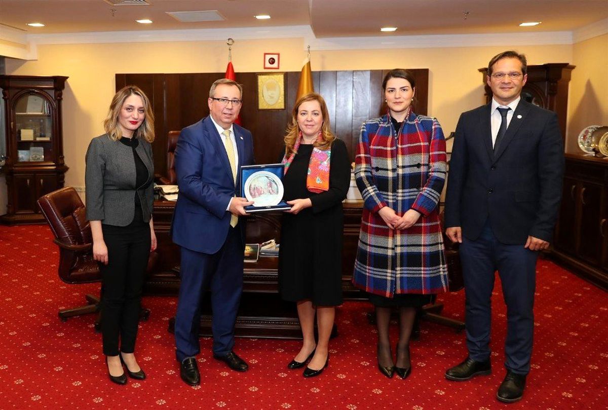 Arnavutluk İstanbul Başkonsolosu\'ndan Trakya Üniversitesine ziyaret