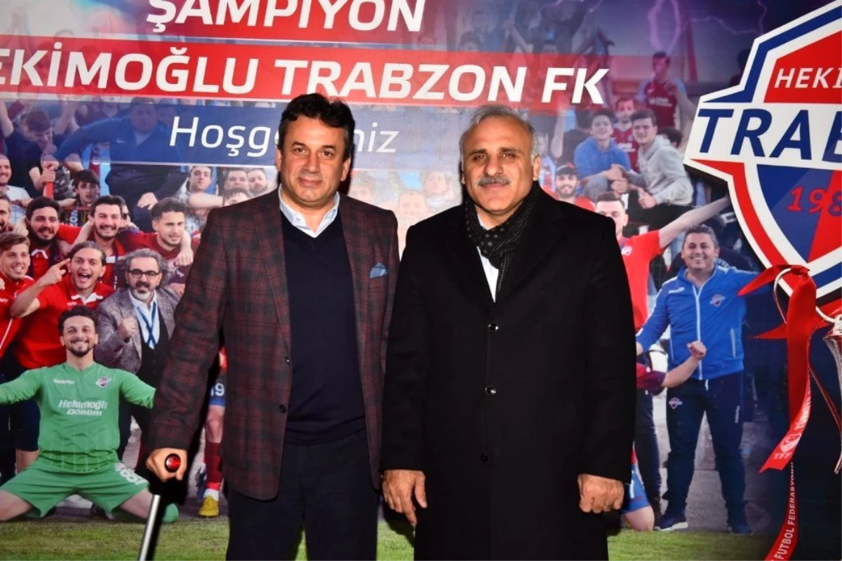 Başkan Zorluoğlu\'ndan Hekimoğlu Trabzon FK Kulüp Başkanı Celil Hekimoğlu\'na ziyaret