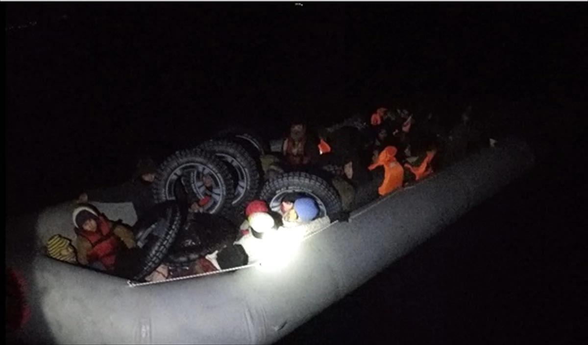 Çanakkale\'de 28 düzensiz göçmen yakalandı