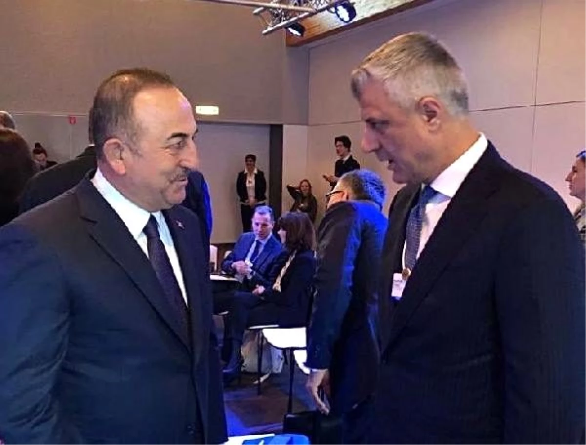 Çavuşoğlu, Davos\'ta ikili görüşmeler gerçekleştirdi