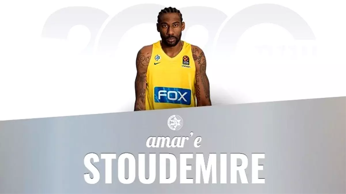 Eski NBA yıldızı Amar\'e Stoudemire, Maccabi\'de