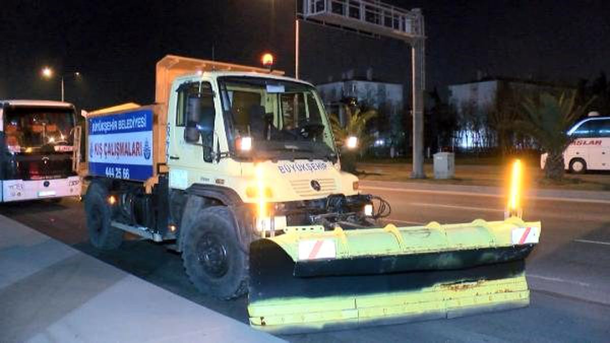 İstanbul kar yağışını tetikte bekliyor