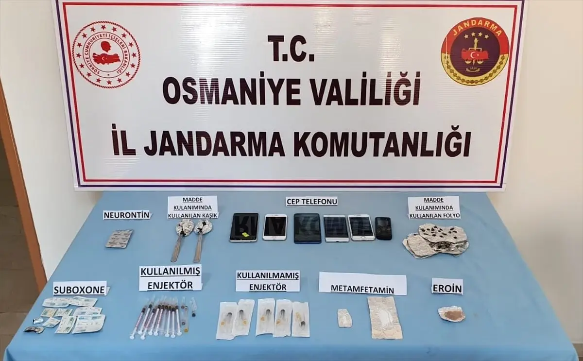 Osmaniye\'deki uyuşturucu operasyonunda 8 şüpheli yakalandı