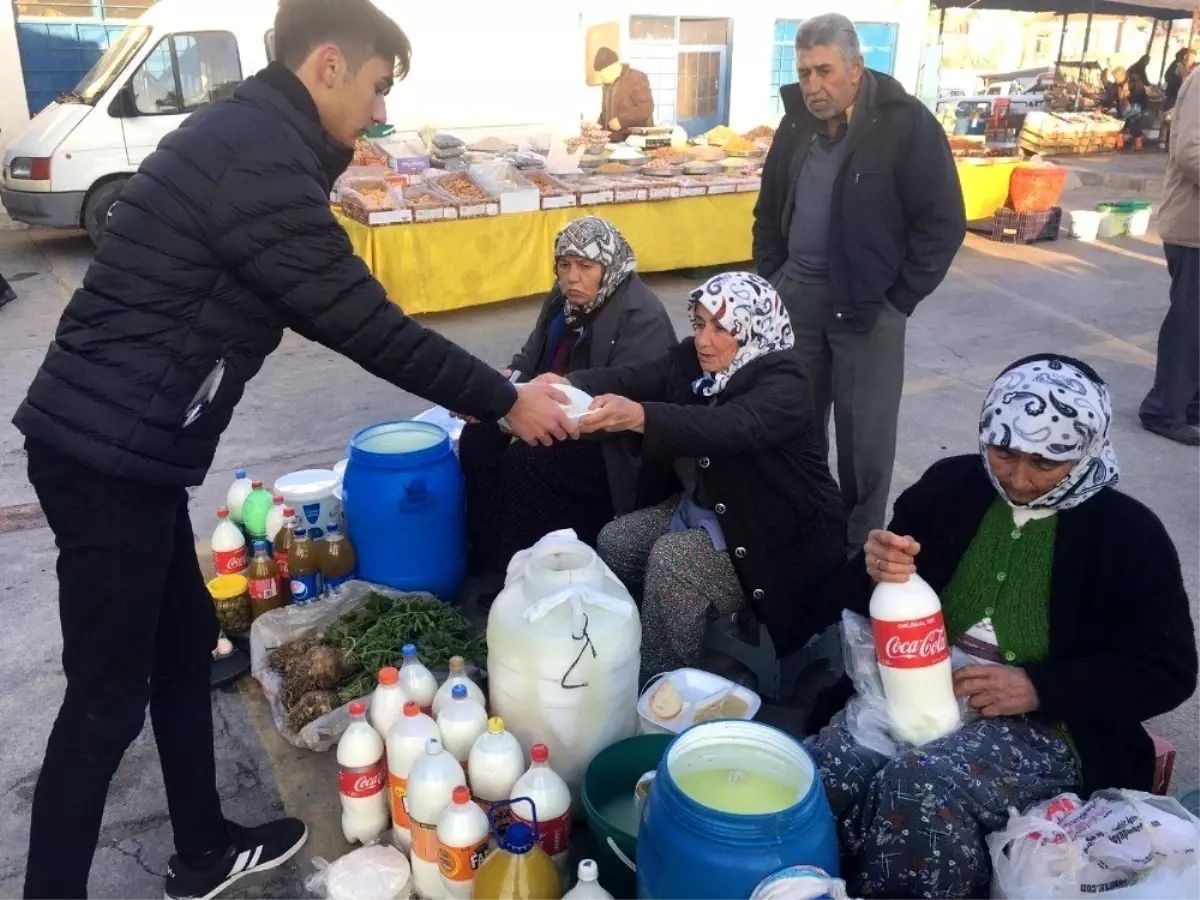 Şehitler ruhuna pazar esnafına çorba ikramı